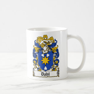 Dahl Familienwappen Kaffeetasse