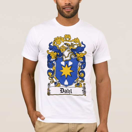 Dahl Familienwappen T-Shirt (Vorderseite)