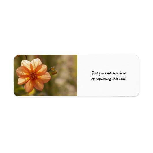 Dahlia Address Labels (Vorne)