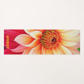 Dahlia Afternoon Yogamatte (Vorderseite (Horizontal))
