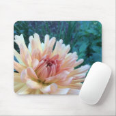 Dahlia B: Gelb und Lachs — Mousepad (Mit Mouse)
