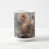  Dahlia Ballet Bloom Floral Art Design Kaffeetasse (Mittel)