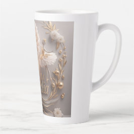 Dahlia Ballet Bloom Floral Art Design Milchtasse