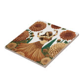 Dahlia Belly Dancer Fliese (Seite)