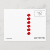 Dahlia - Bischof von Llandaff Postkarte (Rückseite)