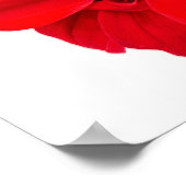 Dahlia Bishop Red Poster (Ecke)