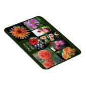 Dahlia Blume Aight Foto Personal Collage Magnet (Rechte Seite)
