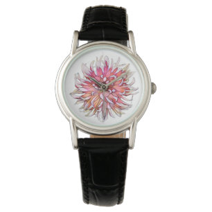 Dahlia-Blume Armbanduhr