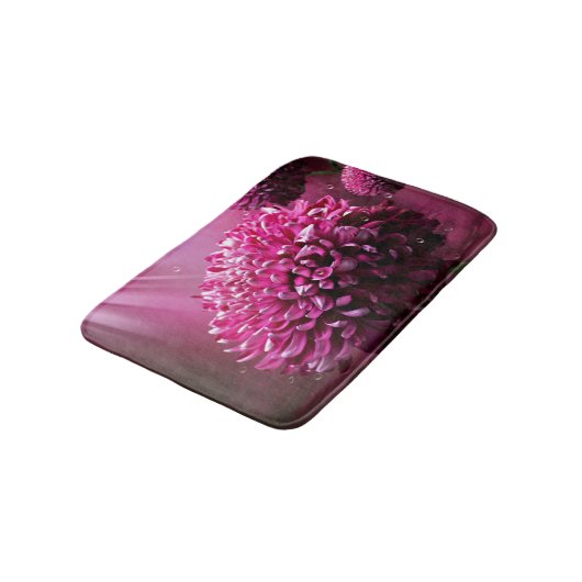 Dahlia Blume Badematte (Schrägansicht)