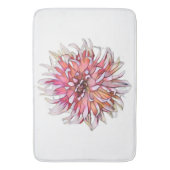 Dahlia-Blume Badematte (Vorderseite Vertikal)