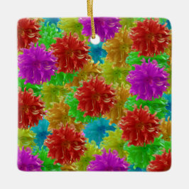 Dahlia Blume Blast Keramikornament