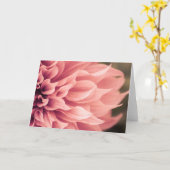 Dahlia Blume Blossom Karte (Gelbe Blume)