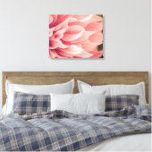 Dahlia Blume Blossom Leinwanddruck (Insitu (Schlafzimmer))
