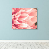 Dahlia Blume Blossom Leinwanddruck (Insitu (Holzboden))