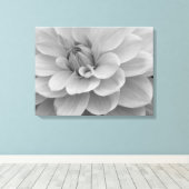 Dahlia Blume Canvas Print Leinwanddruck (Insitu (Holzboden))