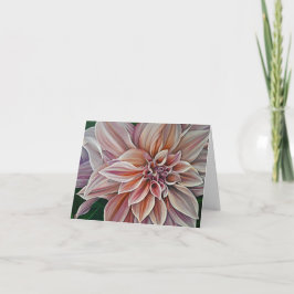 Dahlia Blume Card "Stargazer" Dankeskarte