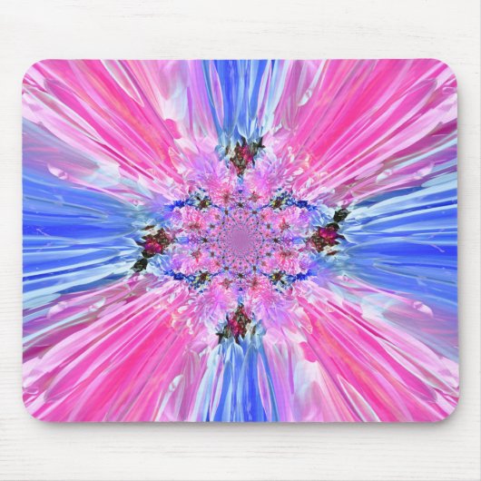 Dahlia Blume Color Spray Mousepad (Vorne)