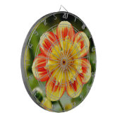 Dahlia Blume Dartscheibe (Vorderseite Links)