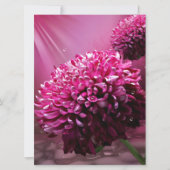 Dahlia Blume Einladung (Vorderseite)