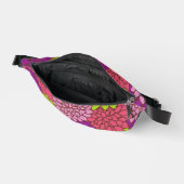 Dahlia-Blume, farbenfrohe Blume, Blumenmuster Bauchtasche (Offen)