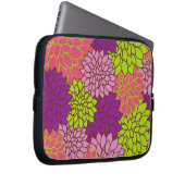 Dahlia-Blume, farbenfrohe Blume, Blumenmuster Laptopschutzhülle (Vorne Rechts)