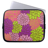 Dahlia-Blume, farbenfrohe Blume, Blumenmuster Laptopschutzhülle (Vorderseite)