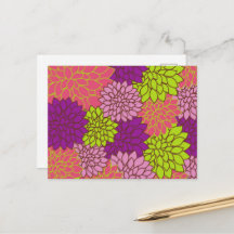 Dahlia-Blume, farbenfrohe Blume, Blumenmuster