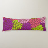 Dahlia-Blume, farbenfrohe Blume, Blumenmuster Seitenschläferkissen (Vorderseite)