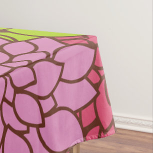 Dahlia-Blume, farbenfrohe Blume, Blumenmuster Tischdecke