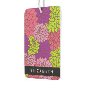 Dahlia Blume, farbenfrohe Blume, Ihr Name Autolufterfrischer (Links)