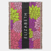 Dahlia Blume, farbenfrohe Blume, Ihr Name Decke (Vorderseite Vertikal)