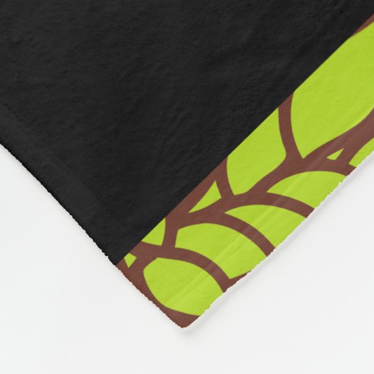 Dahlia Blume, farbenfrohe Blume, Ihr Name Fleecedecke (Ecke)