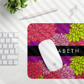 Dahlia Blume, farbenfrohe Blume, Ihr Name Mousepad