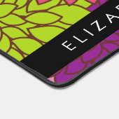 Dahlia Blume, farbenfrohe Blume, Ihr Name Schreibtischunterlage (Ecke)