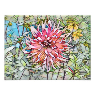 DAHLIA BLUME FOTODRUCK