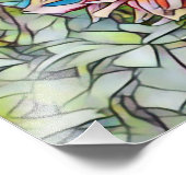 DAHLIA BLUME FOTODRUCK (Ecke)
