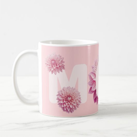 Dahlia Blume für Mama Kaffeetasse (Links)