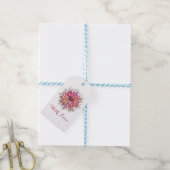 DAHLIA BLUME GESCHENKANHÄNGER (Mit Garn)