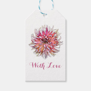 DAHLIA BLUME GESCHENKANHÄNGER
