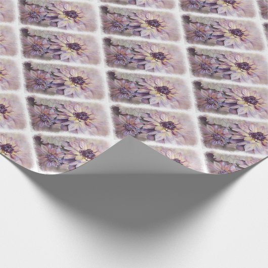 DAHLIA-BLUME GESCHENKPAPIER (Ecke)