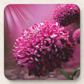 Dahlia Blume Getränkeuntersetzer (Vorderseite)