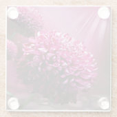 Dahlia Blume Glasuntersetzer (Rückseite)