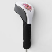 DAHLIA BLUME GOLF HEADCOVER (angewinkelt)