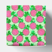 Dahlia-Blume in fuchsienrosa Geschenkschachtel (Oben)