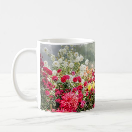Dahlia-Blume Kaffeetasse (Links)