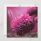 Dahlia Blume Magneteinladung (Vorderseite)