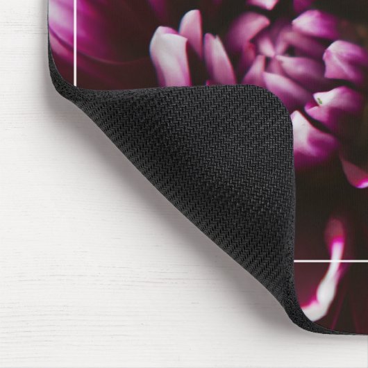 Dahlia Blume Mousepad (Ecke)