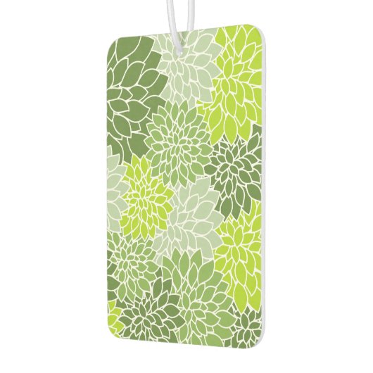 Dahlia-Blume, Muster von Blume, grüner Dahlia Autolufterfrischer (Links)