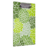 Dahlia-Blume, Muster von Blume, grüner Dahlia Klemmbrett (Rechts)