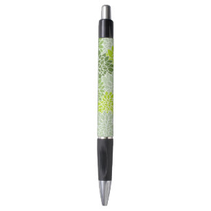 Dahlia-Blume, Muster von Blume, grüner Dahlia Kugelschreiber
